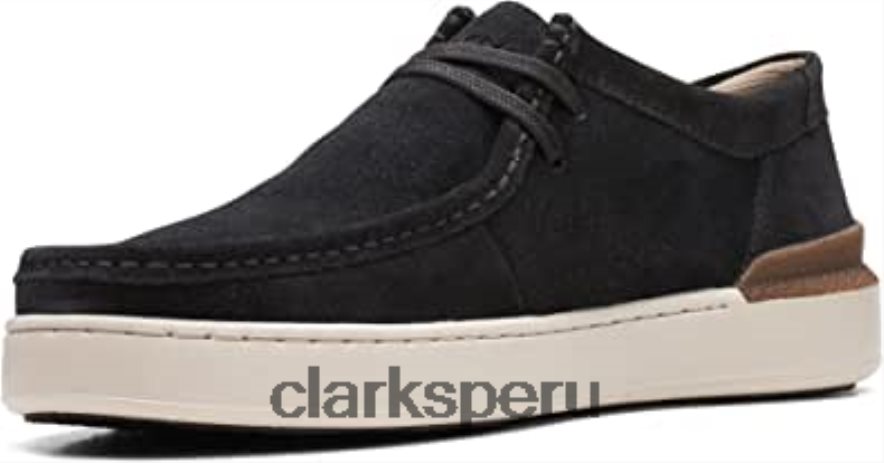 zapatos clarks court lite wally de gamuza negro unisexo Clarks 40N4LX1098