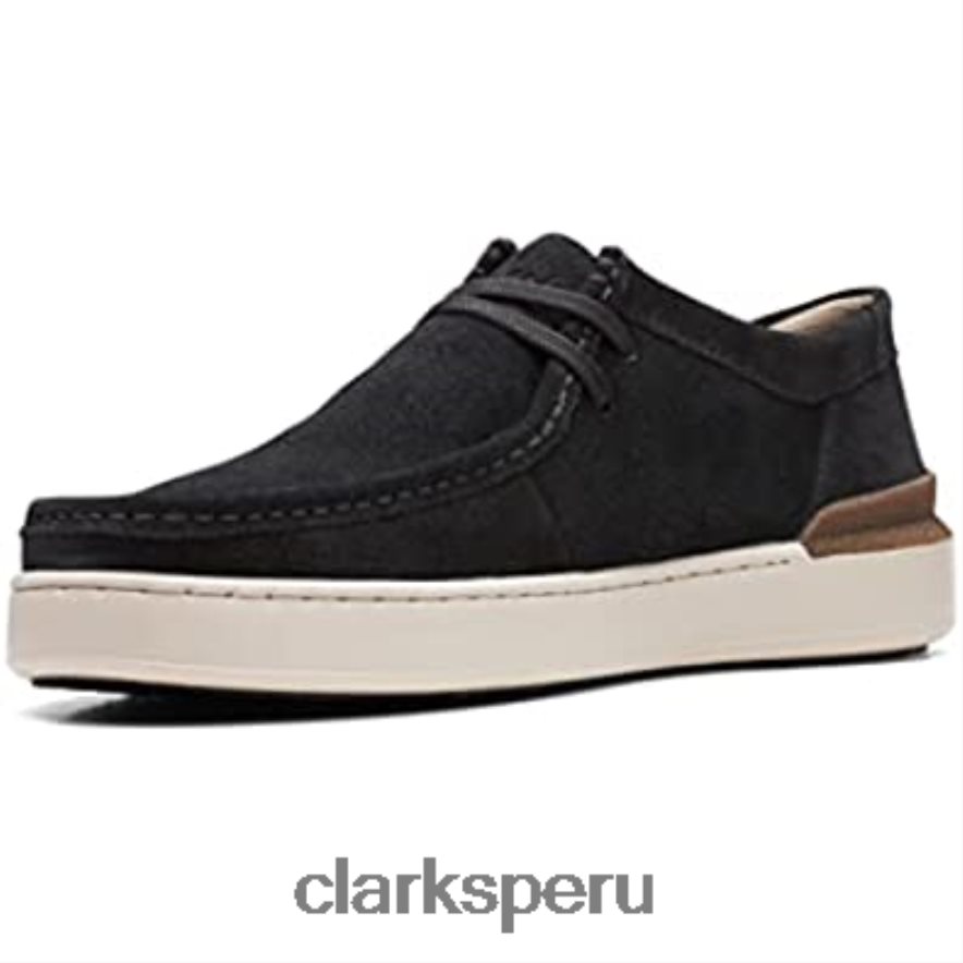 zapatos clarks court lite wally de gamuza negro unisexo Clarks 40N4LX1098