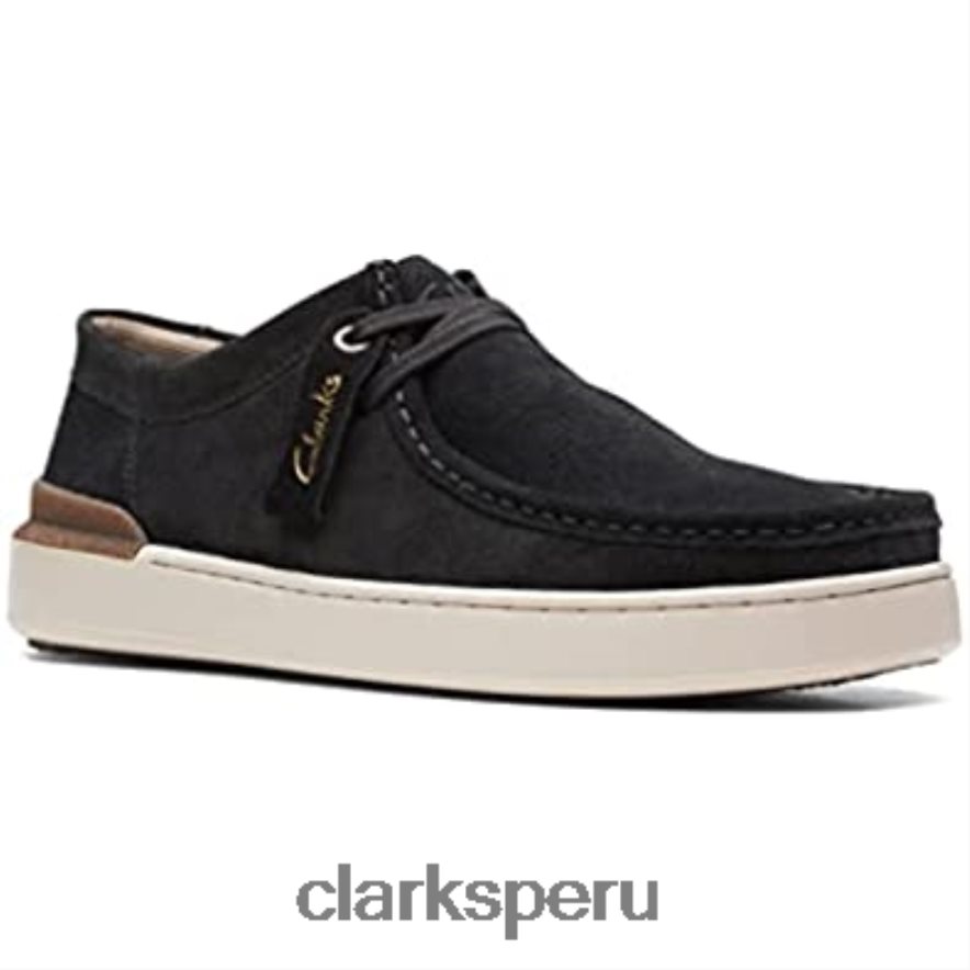 zapatos clarks court lite wally de gamuza negro unisexo Clarks 40N4LX1098