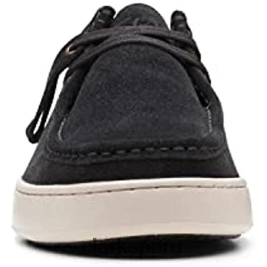 zapatos clarks court lite wally de gamuza negro unisexo Clarks 40N4LX1098
