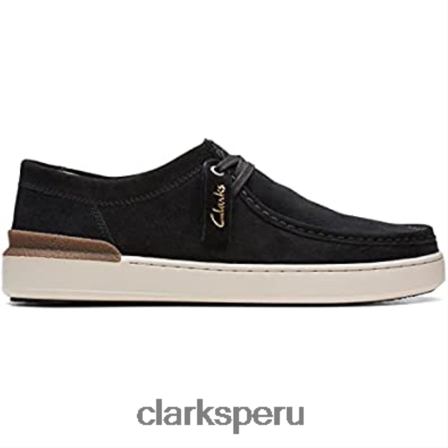 zapatos clarks court lite wally de gamuza negro unisexo Clarks 40N4LX1098
