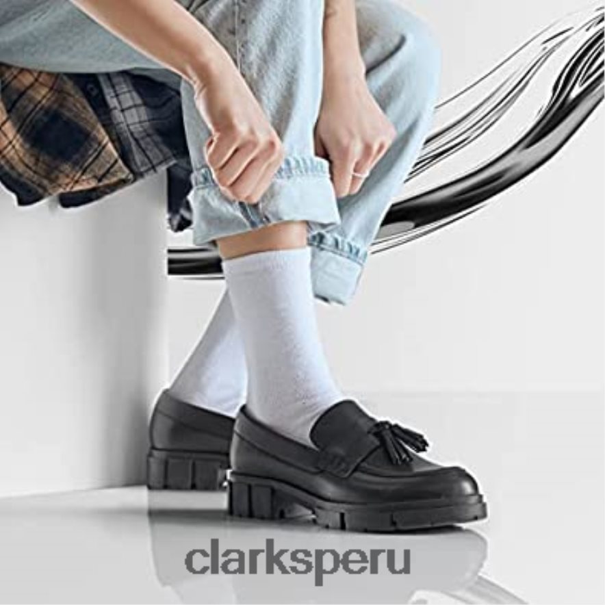 zapatos clarks fashion teala mocasines de cuero unisexo Clarks 40N4LX2737