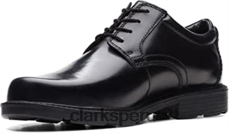 zapatos clarks kerton de cuero con encaje negro unisexo Clarks 40N4LX827