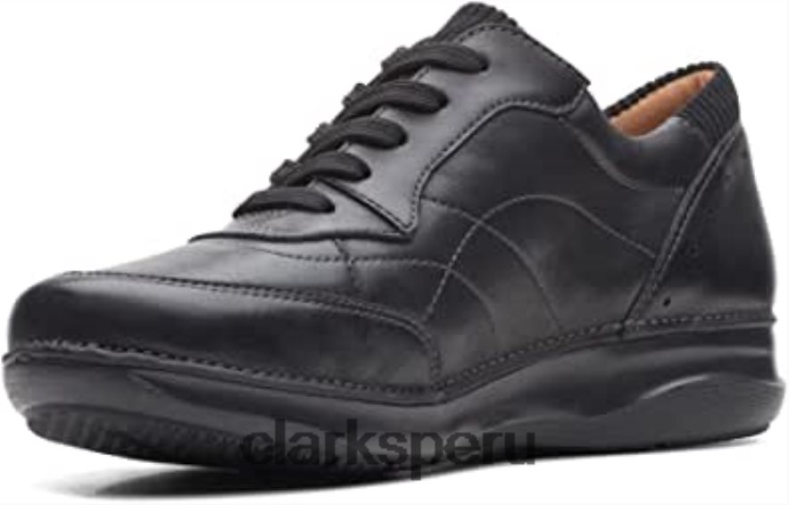 zapatos de cuero appley tie clarks negros unisexo Clarks 40N4LX246