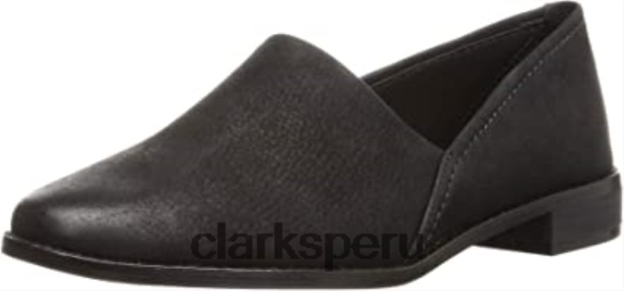 zapatos de cuero puro fácil clarks negros unisexo Clarks 40N4LX2668