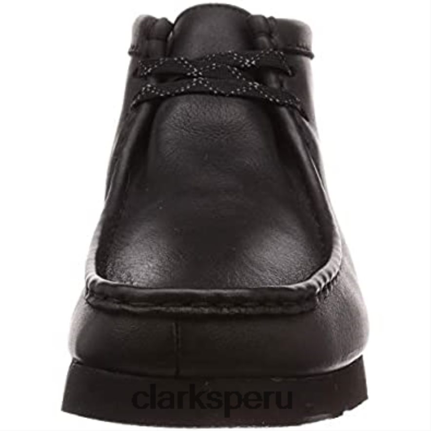 zapatos de vestir clarks originals wallabee gtx de cuero negro unisexo Clarks 40N4LX555 cuero negro