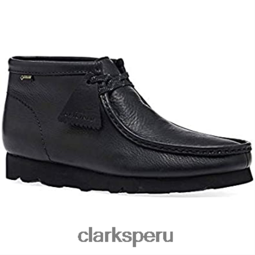 zapatos de vestir originales wallabee gtx 11 clarks de cuero negro unisexo Clarks 40N4LX517