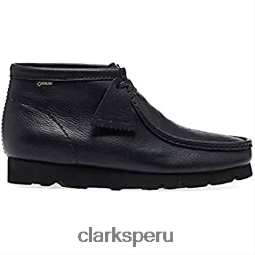 zapatos de vestir originales wallabee gtx 11 clarks de cuero negro unisexo Clarks 40N4LX517